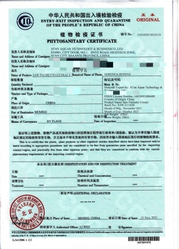 6-Phytosanitary Certificate